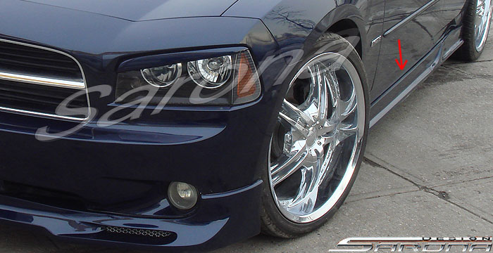 Custom Dodge Charger  Sedan Side Skirts (2005 - 2010) - $475.00 (Part #DG-010-SS)